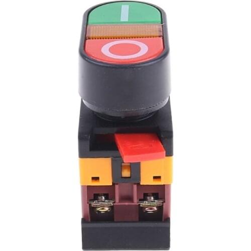 W3JA Light Indicator Momentary Switch Red Green Power ON OFF Start Stop Push Button