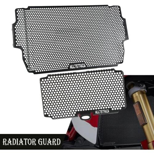 Motorcycle Radiator Guard Protector Grille Cover Oil Cooler Guard For Ducati Multistrada 950 1260 1200 Enduro Pro S D Pikes Peak