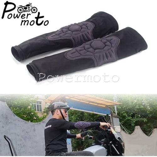 2PCS S M L XL XXL Gear Arm Guard Outdoor Safety Running Cycling Arm Warmers Protective Sleeve Driving Sunscreen Elbow Cover Cuff