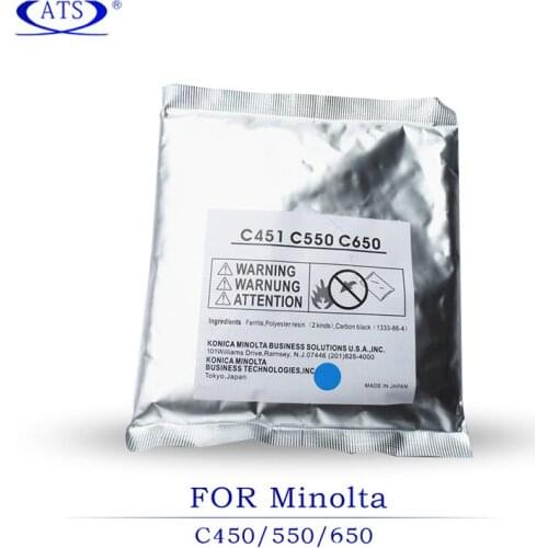 1pcs 400g Color Developer Powder for Konica Minolta C451 C550 C650 C450 compatible Printer supplies C 451 550 650 450 CMYK