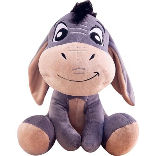 Original Disney Movie Series Cartoon Eeyore Plush Toy Kawaii Donkey Soft Stuffed Doll Kids Gift 40cm