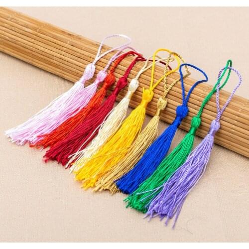 10 pcs/lot Polyester tassels with Hanging rope Silk fringe decorative for Pendant home Decor