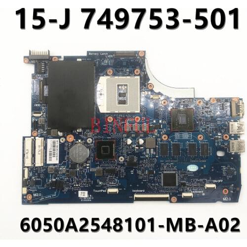 For HP 15 15-J 15T-J000 15T-J100 749753-501 749753-001 749753-601 motherboard DDR3 840M/2G HM86 100% full Tested