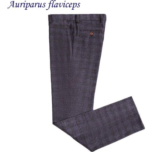 Мужские брюки в клетку Auriparus flaviceps China At AliExpress