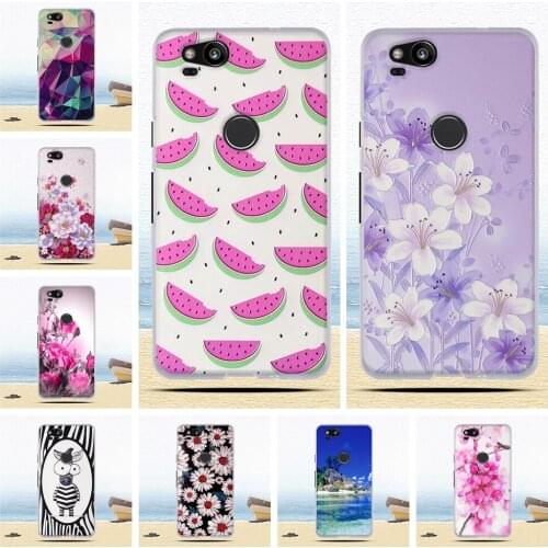 Case Cover For Google Pixel 2 Case Silicone Back Phone Case For Google Pixel 2 Cover Printing Painted bumper For Google Pixel 2