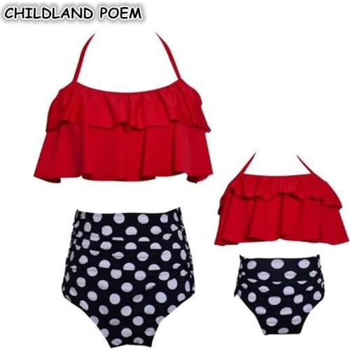 CHILDLAND POEM Polka Dot Swimwear