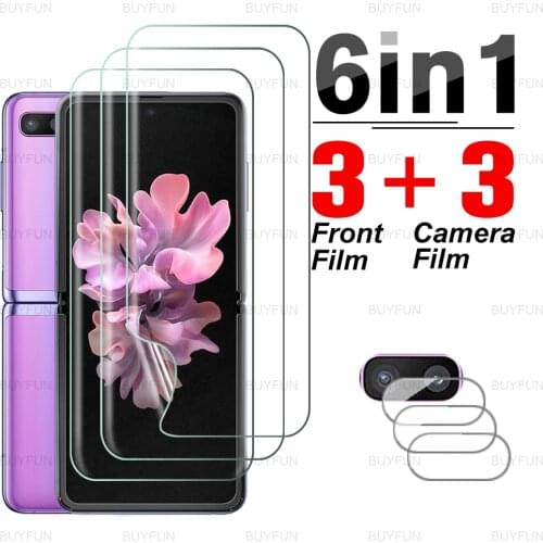 Hydrogel Film For Samsung Galaxy Z Flip Full Cover Front Soft Film on for Samsung Z Flip galaxy z flip camera screen protector