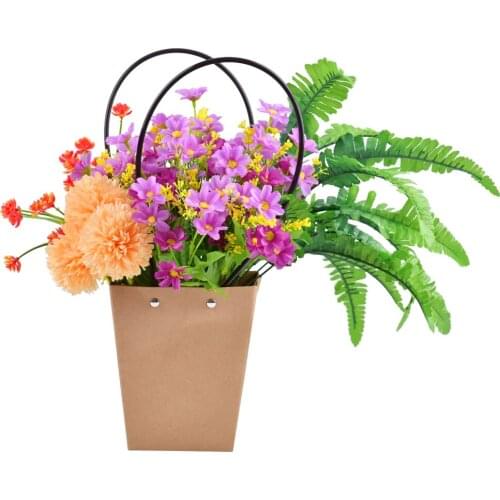 Artificial Flower Daisy Dandelion Combination Decoration Bouquet Natural Match Decorate For DIY Living Room Home Garden Wedding