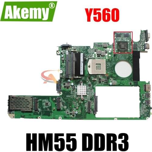 Akemy DAKL3AMB8G1 DAKL3AMB8D0 DAKL3AMB8E0 For Lenovo Y560 laptop motherboard HM55 DDR3 HD5650M 1GB