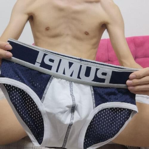 Fashion Sexy Underwear Men Jockstrap Breathable Cotton Gay Mans Underwear Bikini Men Briefs Male Underwear Gay