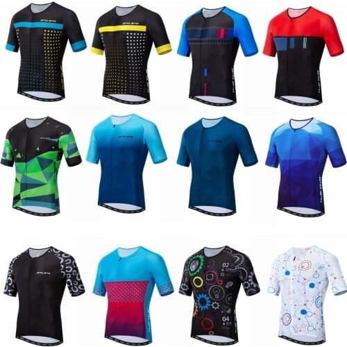 Cycling Jersey Man Breathable ropa Quick Dry Polyester Cycling competition Summer Sportswear Pro Teams Bike Clothes athletics