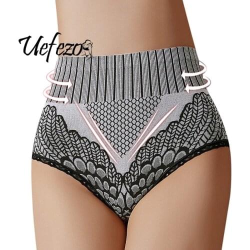 Underwear Women Cartoon Briefs Sexy Lingerie Women Push Up High Waist Panties Intimate Safety Pants Lace Lingerie