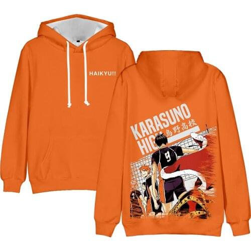 New Season Haikyu!! Harajuku Hooded Sweatshirt 2020 New Adult Kids Pullovers Casual Streetwear Hoodies 3D High Quality Full