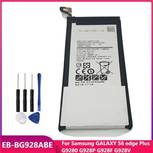 Original Phone Battery EB-BG928ABE For Samsung GALAXY S6 edge Plus G9280 G928P G928F G928V Replacement Batteries 3000mAh