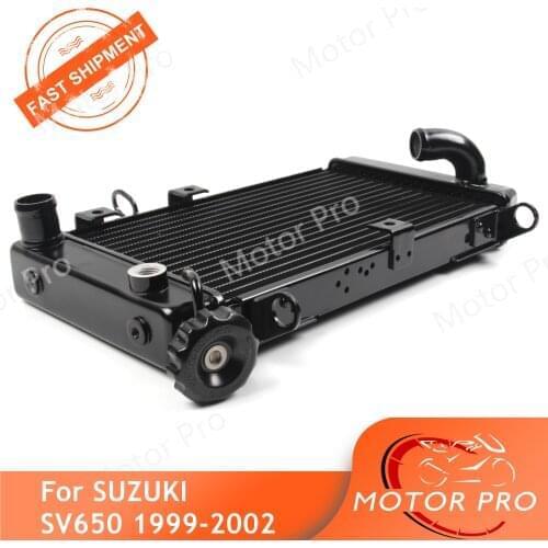 Radiator For Suzuki SV650 1999 2000 2001 2002 Motorcycle Accessories Cooling Cooler High grade Aluminum SV 650 99 00 01 02 Black