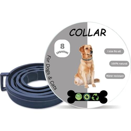Adjustable Anti-insect Dog Collar Practical Insecticidal Anti Flea Pet Dogs Cat Collar Mosquitoes Dog Neck Straps Dog Protection