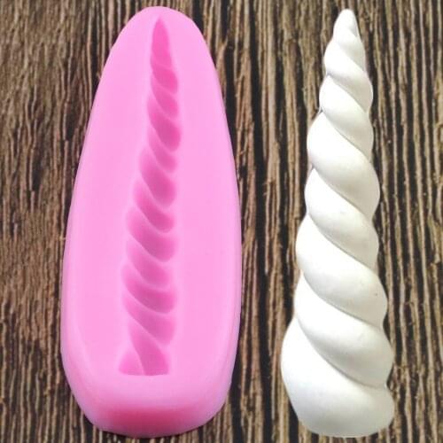 3D Unicorn Silicone Molds Baby Birthday Cupcake Topper Fondant Cake Decorating Tools Candy Polymer Clay Chocolate Gumpaste Mould