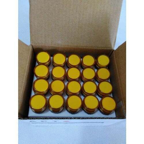 10pcs/lot AD16-16 LED Indicator light push button switch signal Indicator lamp 16mm mounting size