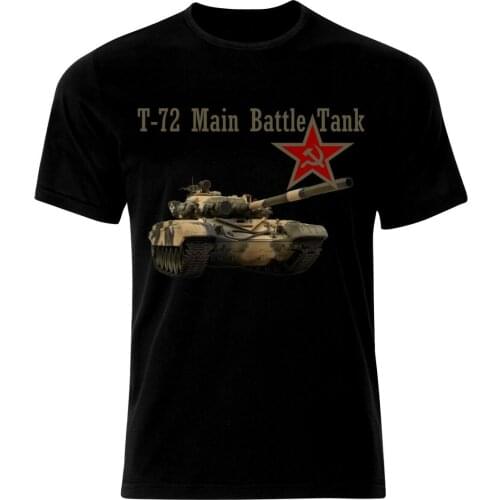 T-72 Tank Panzer Armure WW2 Army was Russia USSR Men T-Shirt Short Casual O-Neck shirts customized products