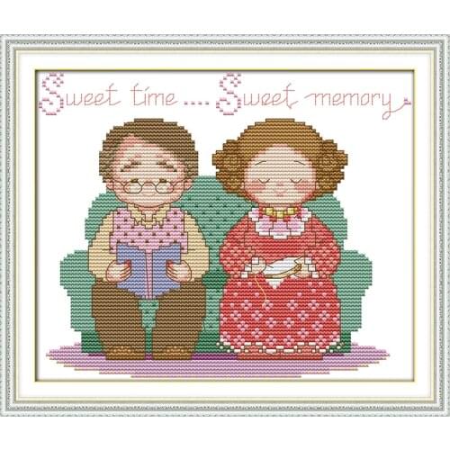 Live together Decorative paintings Cross Stitch Kits Chinese Embroidery Needlework DMC Cross-stitch set Childrens day Gift