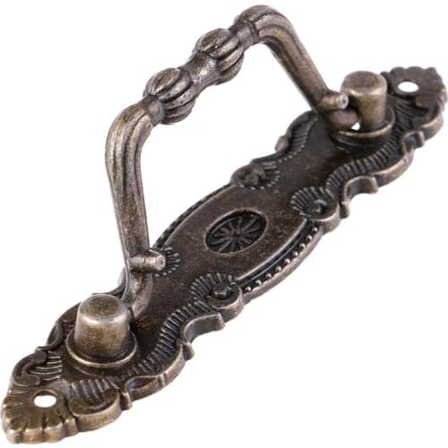 1pc Antique Bronze Furniture Handle Zinc Alloy Drawer Door for Dresser Drawer Cabinet Cabinet Cupboard Handle Furniture Knobs