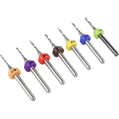 7pcs 1.0mm 1.2mm 1.42mm 1.5mm 1.6mm 1.7mm 2.0mm Drill Bit lens drilling head for 3G lens driller