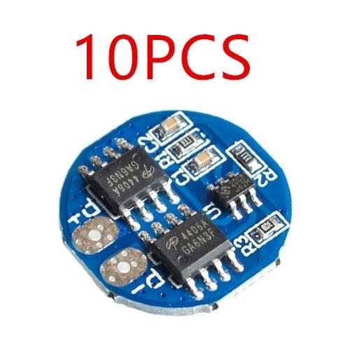 10PCS 2S 5A Li-ion Lithium Battery 7.4V 8.4V 18650 Charger Protection Board BMS PCM for Li-ion Lipo Battery Cell Pack