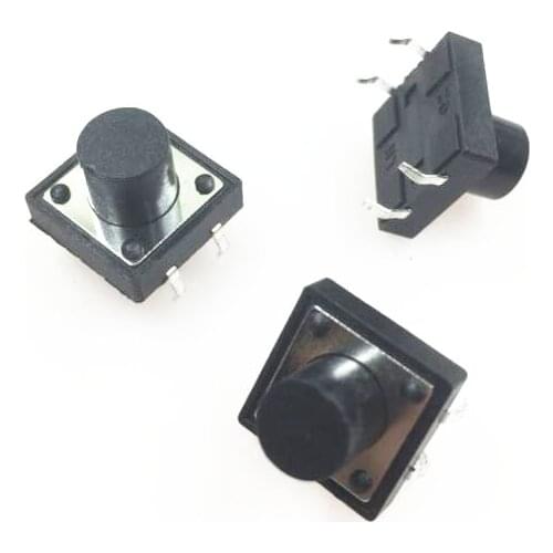 20pcs 12 x 12mm x 9mm 12*12*9H Panel PCB Momentary Tactile Tact Push Button Switch DIP