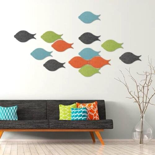 4pcs Diy Sticker For Living Room Bedroom Wall Decoration 3D Home Decor Sticker Kitchen Study Bedroom Self-Adhesive Wall sticker