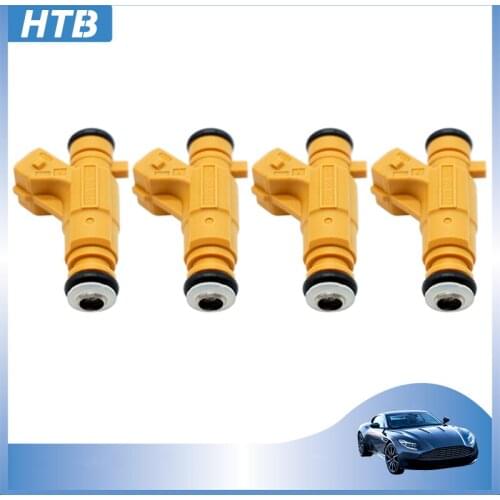 4 Piece High Quality 0280156102 Fuel Injector Nozzles For Porsche Cayenne 8CYL Turbo 955 4.5L V8 2003-2006 Car Injection