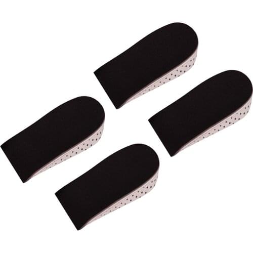 MagiDeal 4X Breathable Increased Invisible Insoles Heel Lifting Inserts 2cm