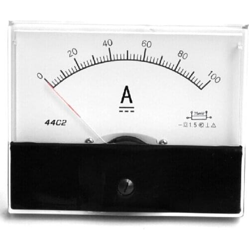 44C2-A Analog DC Panel Ammeter 1mA,2mA,5mA,10mA,20mA,30mA,50uA,100uA