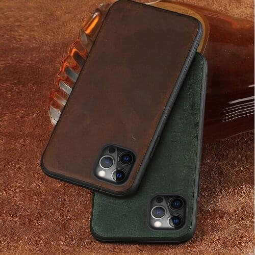 Luxury Genuine Leather case for iphone 12 Pro Max X XR XS Full protective leather cover for iphone 11 pro max SE 2 2020 7 8 plus