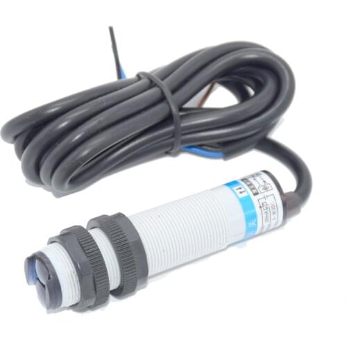 DC6-36V Waterproof Infrared Diffuse Reflection Photoelectric Switch NPN PNP NO NC Light Barrier 2m Detect Distance