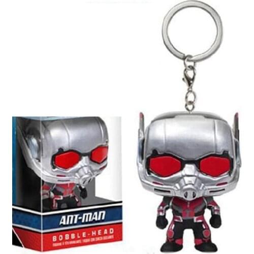 FUNKO POP with original box Keychain Civil War Ant-Man Action Figure Toy