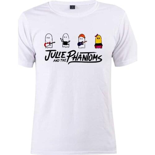 Julie And The Phantoms T Shirt Men Sunset Curve Print Short Sleeve O-neck Women T-shirt Aesthetic Graphic Tee Shirt Kids Tops