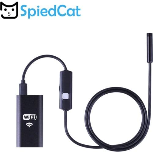 HD WIFI Endoscope Camera 8mm Lens 1M/2M/3.5M/5M Snake Tube USB Pipe Inspection Borescope Car Detector For Iphone Android IOS PC