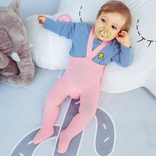 Toddler Baby Boys/Girls Suspender Tight Cotton Big PP Pantyhose Spring Autumn Stockings for Baby Children Clothing Accessories