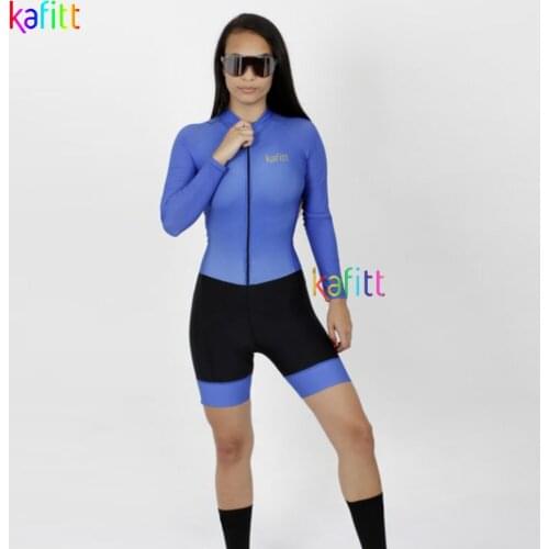 Jumpsuit Kafitt Womens Professional Long Sleeved Cycling Clothing With Free Shipping Overalls For Female Bicycle Racing Suits G