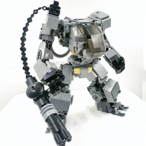 538Pcs 19cm MOC Mecha Model Assembly Mecha DIY Building Block Stem Bricks Toy