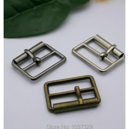 Metal buckle with pin buckle with movable tube high polished buckle BK-030