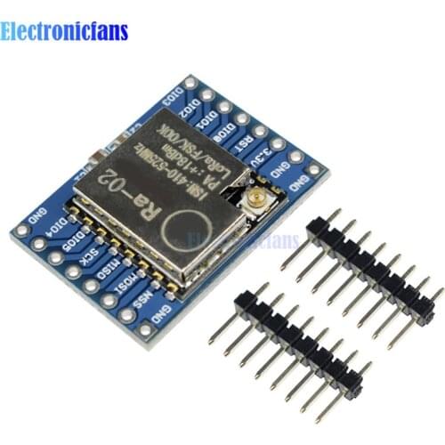 SX1278 LoRa Module 433M 10KM Ra-02 Wireless Spread Spectrum Transmission Socket for Smart Home DIY Board Module