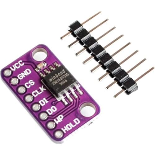 2516 memory module, W25Q16BVSIG serial SPI flash memory, 16M-BIT