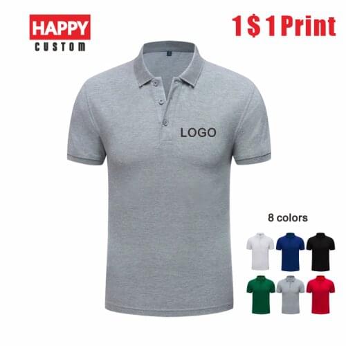 Mens Polo Wear Summer Casual Business High-quality Logo Customized Polo Shirt Individual Group Group Lapel Top