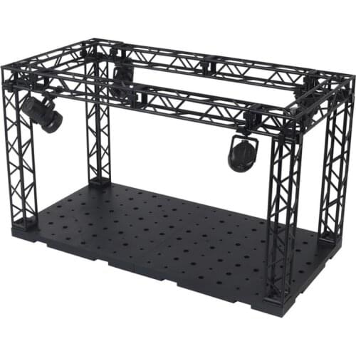 30 x 15 x 16.5cm Figure Base Stage Model Lighting Kit with Spotlights for Model Hobbies