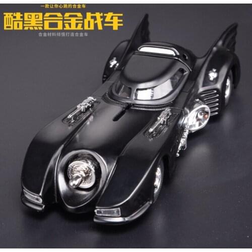 2020 new 1:32 simulation classic bat old car childrens sound and light return force toy box car accessories