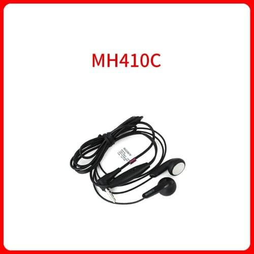 New Original For Sony-MH410C Headset Earphone Earbud For Apple iPod iPhone MP3 MP4 Black Earbuds Earphones Microphone 3.5mm