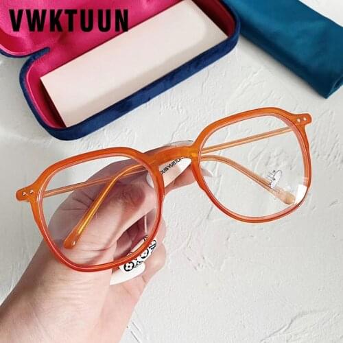 VWKTUUN Anti Blue Light Glasses Square Optical Glasses Women Men Blue Light Blocking Glasses Transparent Computer Glasses