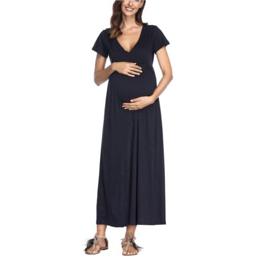 Maternity Dresses Clothes Pregnancy Dress for Pregnant Women Spring Summer Dresses Clothing Mummy Long Photo Props Clothes