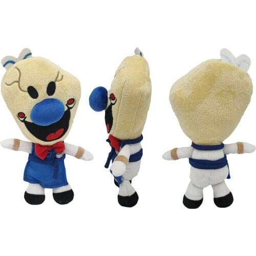 22cm Ice Scream Rod Plush Toy Cartoon Horror Figure Dolls Stuffed Soft Game Toy for Kids Christmas Halloween Gifts